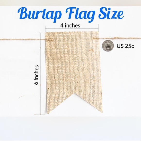 Miss to Mrs burlap cactus bridal shower banner - Picture 3 of 5